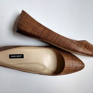 New Raffia Almond toe flats